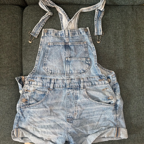🐻🌸 Free People 🌸🐻 WE THE FREE Ziggy Shorts Overalls - Picture 6 of 6